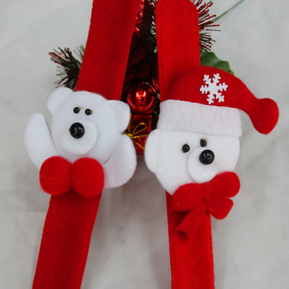 1 шт. Ткани Рождество Погладить Круг Рождественские украшения Xmas Декор