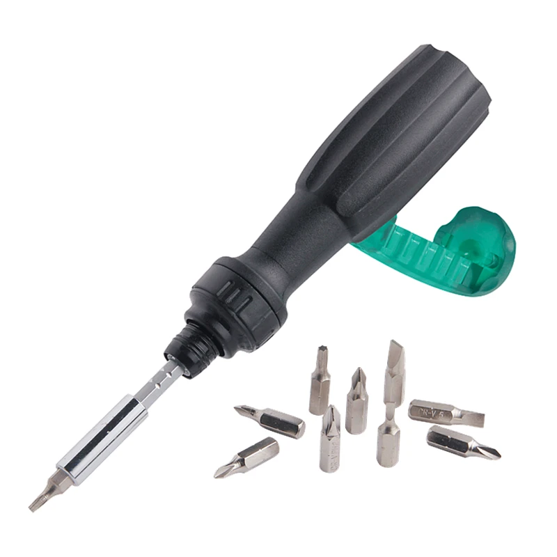 Набор крестообразных отверток 10 в 1 с храповым механизмом регулируемые сверла