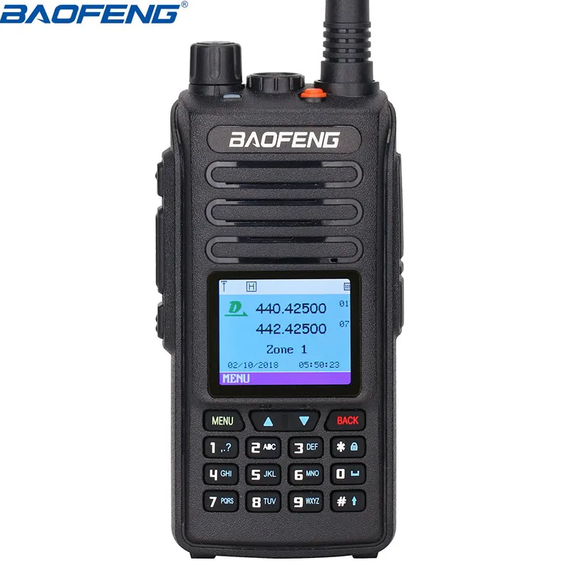 Рация Baofeng DMR с GPS УКВ УВЧ два диапазона 136 174 и 400 470 МГц Двойное время много