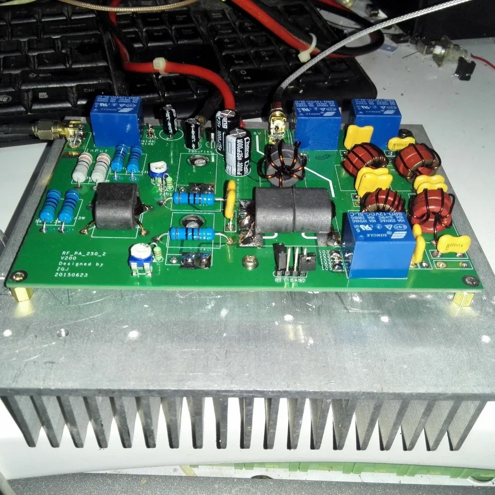 7M &amp 14M DIY наборы 100W линейный усилитель мощности для приемопередатчика HF Радио |