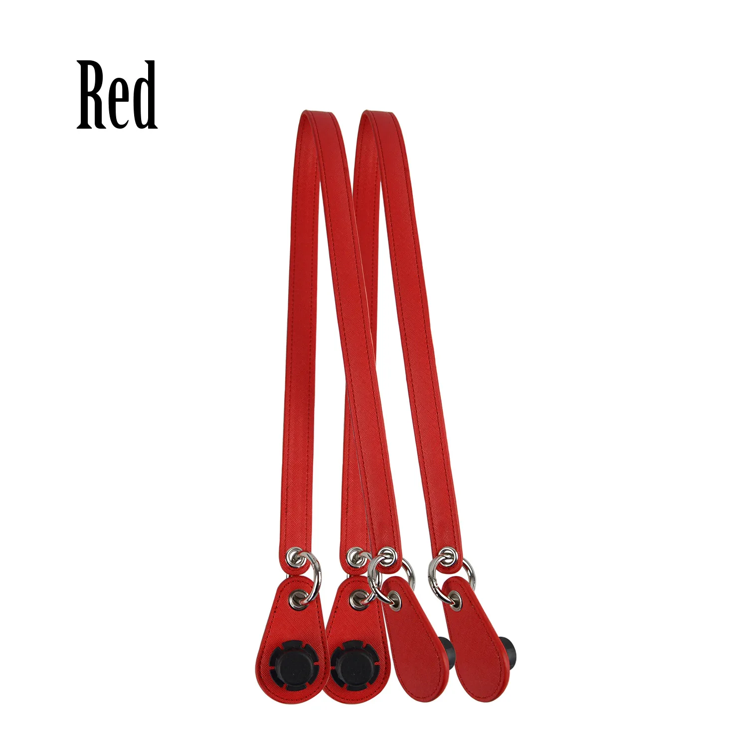 red Tanqu 1 пара лаконичное кольцо кожаный ремень ручка металлическое кольцо капли для классического мини Obag Корзина городской шик женская сумка O сумка - Цвет: red