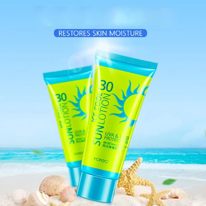 Солнцезащитная эмульсия SPF30 PA + после солнца гель для восстановления лица