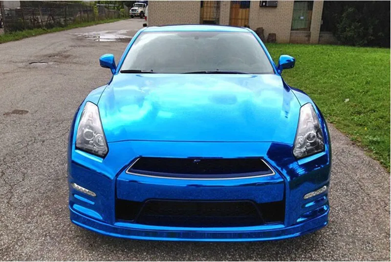 152cm x 50cm Multi-color Chrome Stretchable Auto-car Vinyl Wrap Sticker Air Release Self-adhesive Protect Vehicle Modification |