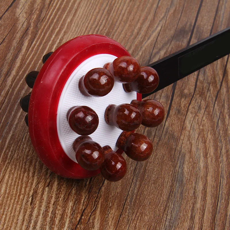 Деревянный массажный молоток массажер для задней головки многофункциональный