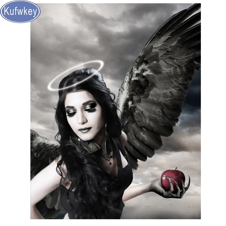 Новинка 5d Бриллиантовая вышивка Фэнтези сексуальные крылья/Dark angel алмазная