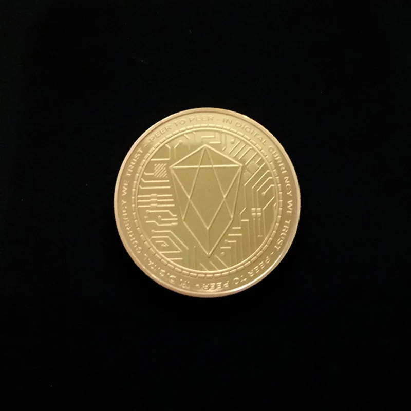 Новинка года EOS Coin Virtual Digital Bitcoin с тиснением памятные битные монеты сувениры коллекционные товары Прямая