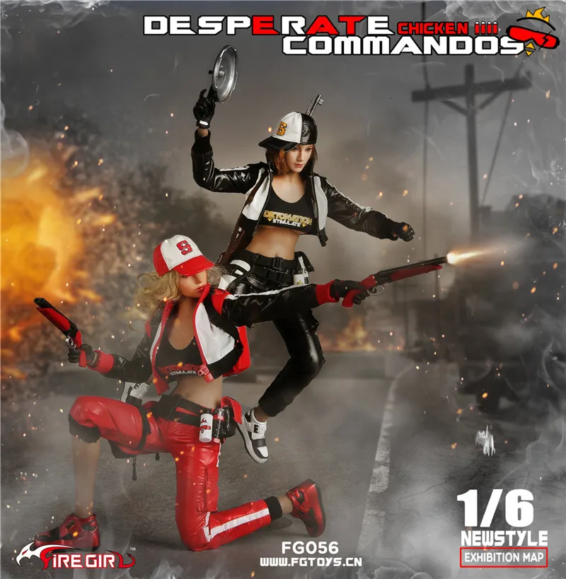 [ESTARTEK] пожарная девочка игрушки 1/6 FG056 отчаянные костюм десантника для детей