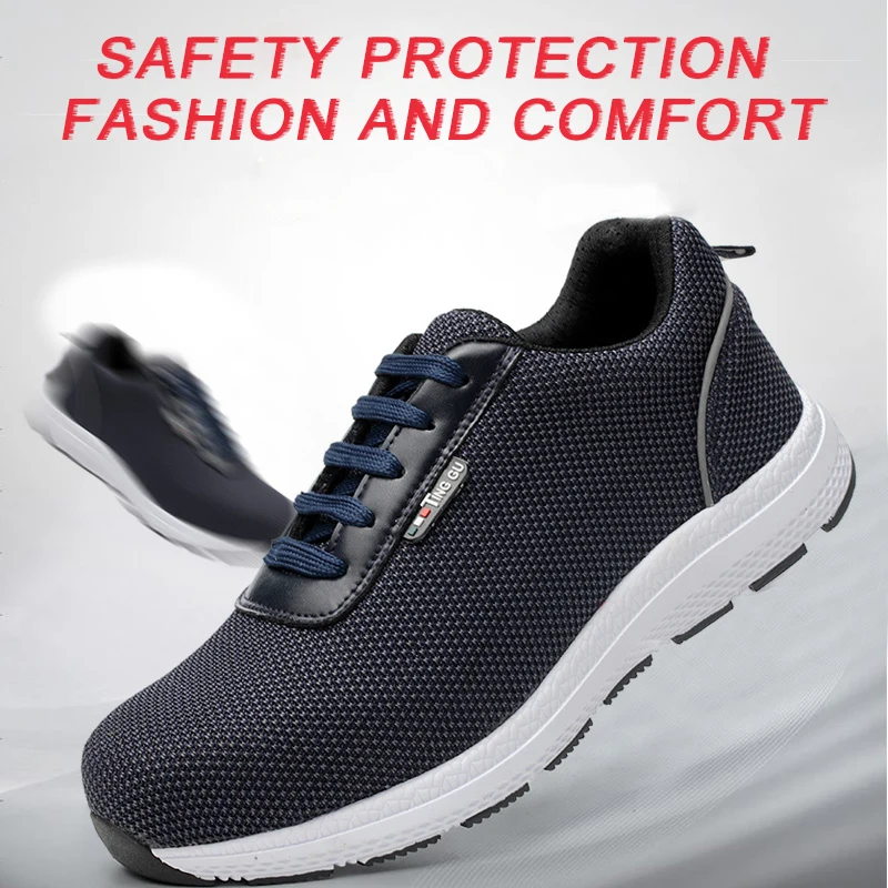 AC13022 безопасная обувь носок стальная обувь наконечник из нержавеющей стали обувь безопасная обувь кроссовки рабочие снаружи легкие дышащие сапоги
