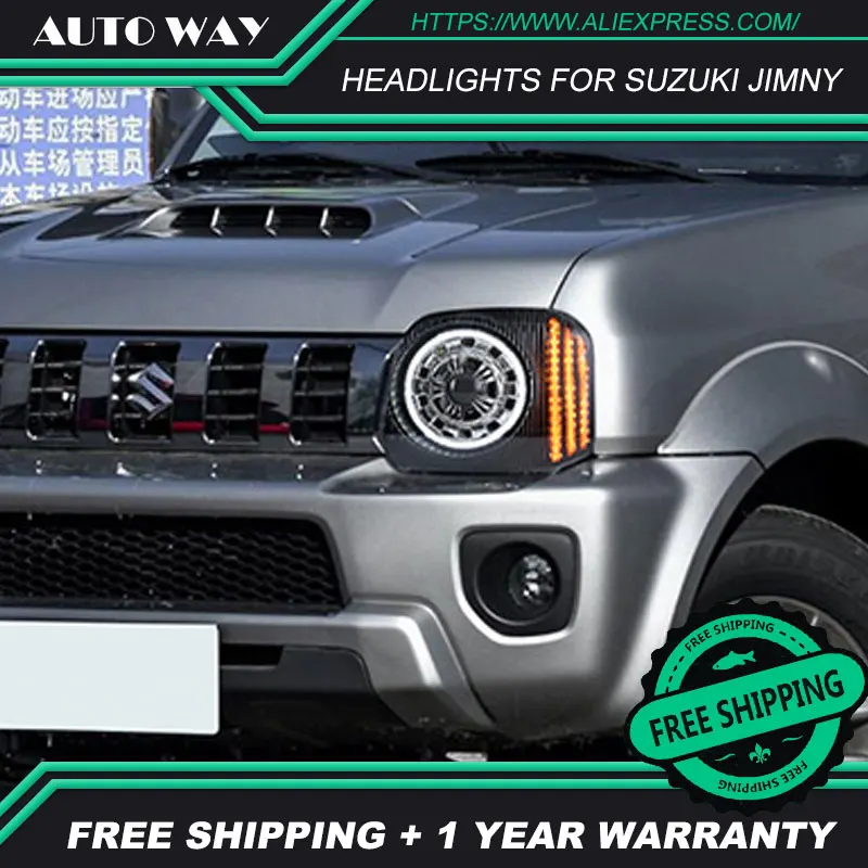 Автомобильный Стайлинг Головной фонарь для Suzuki Jimny фары 2007 2015 Светодиодный H7 D2H Hid