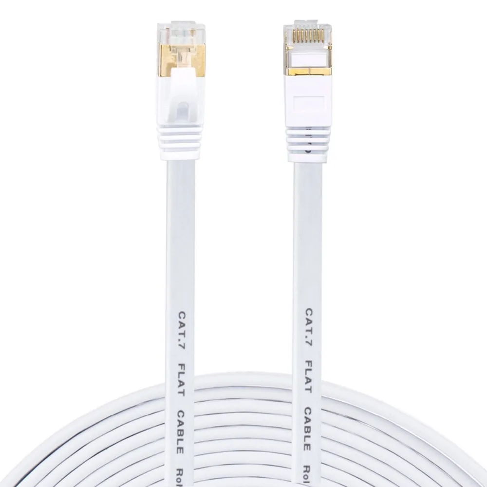 Cat7 Lan кабель Плоский UTP сетевой Ethernet RJ45 для совместимый патч-корд модема