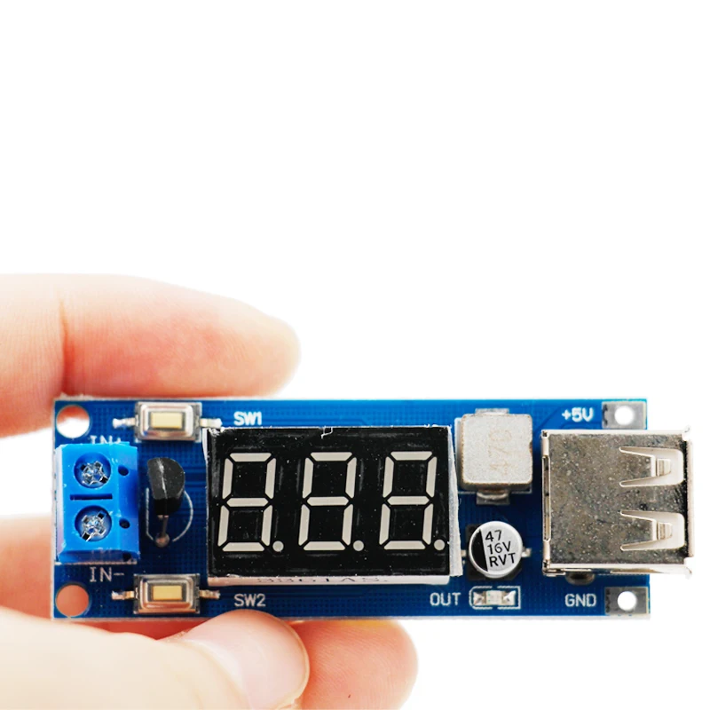 Плата модуля питания с USB зарядным устройством понижающий преобразователь