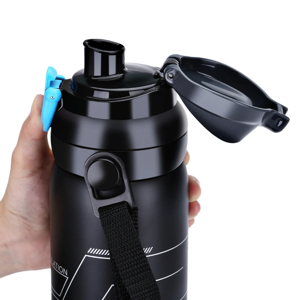 800 мл Нержавеющая сталь утепленная уличная бутылка для воды термос кружка