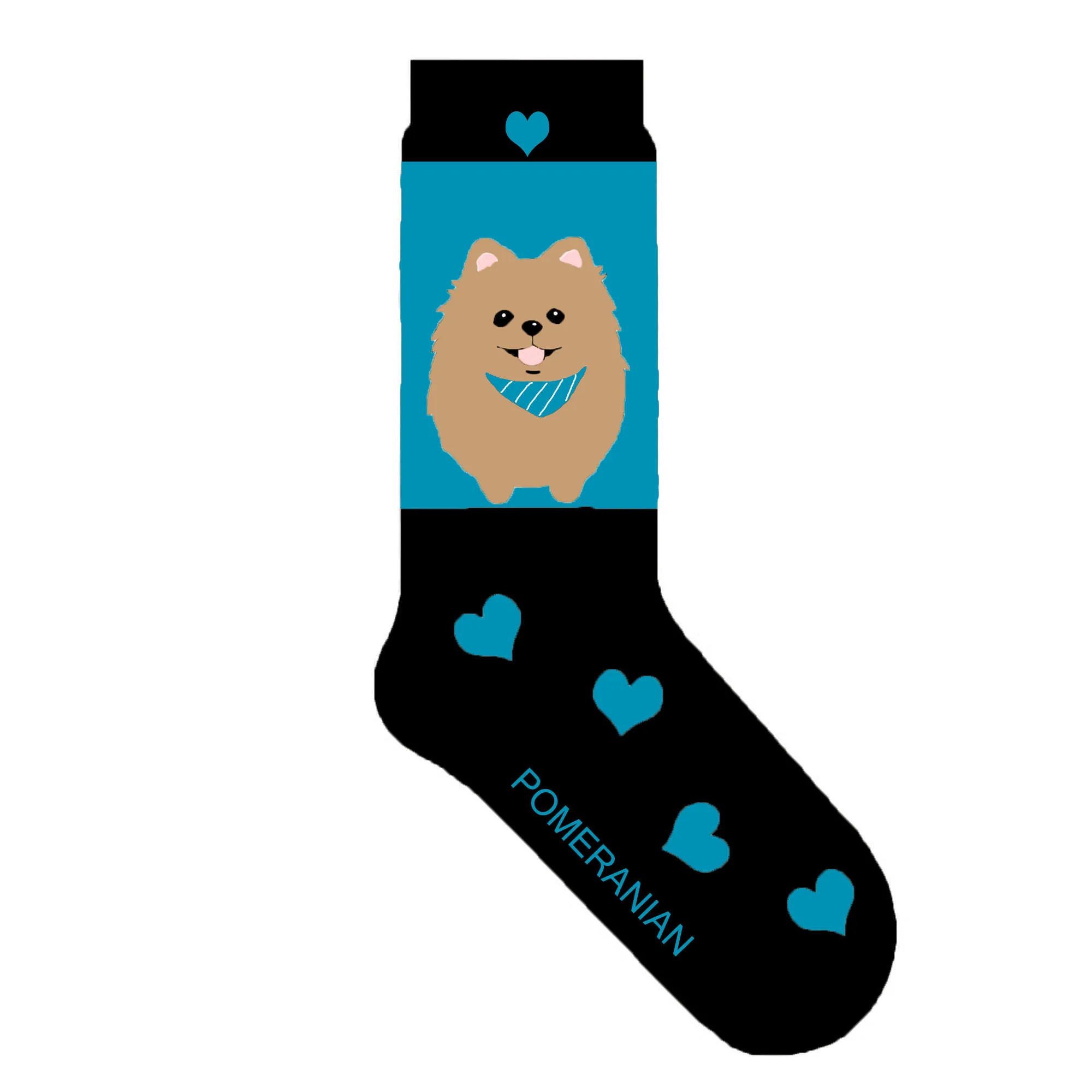 

Pomeranian подарочные носки для собак, забавные pomeranian носки для женщин, хлопковые носки с милым щенком pome 50 пара/лот, Y87-C