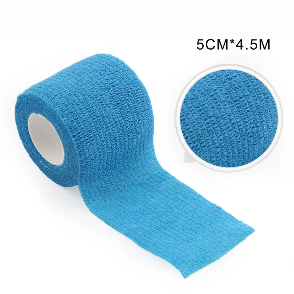 Light Blue 4,5 м* 5 см фитнес клейкая лента кинезиологическая лента Спортивная восстанавливающая лента обвязка гимнастическая теннисная Беговая коленная Защитная муфта для мышц - Цвет: Light Blue