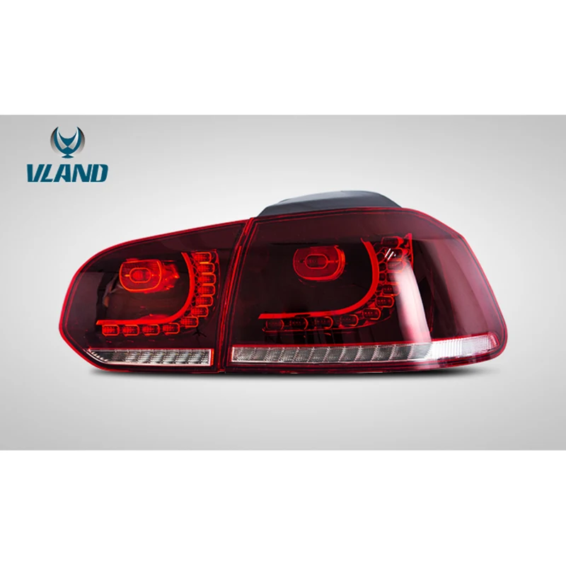 VLAND завод для автомобиля задний фонарь Volkswagen Golf 6 Mk6 R20 LED 2010 2012 2014 2016 с