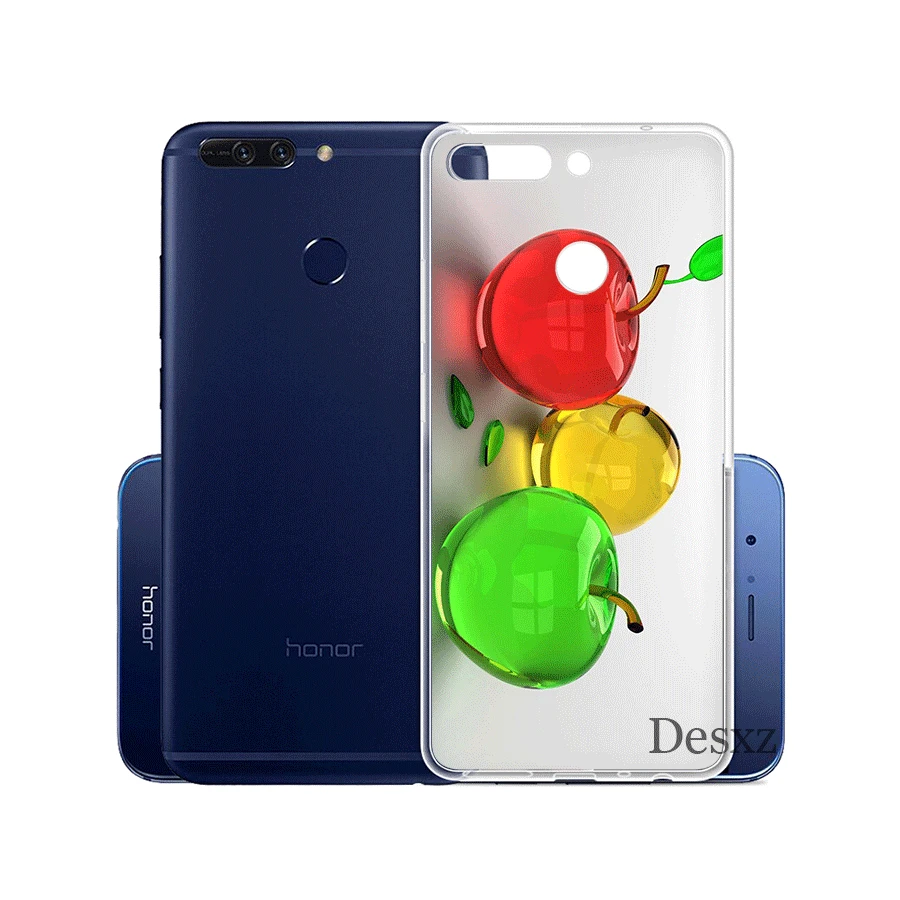 Чехол для телефона 3D Клубника банан бонсай Huawei Y5 Y6 Y7 II 2017 2018 Prime защитный чехол |