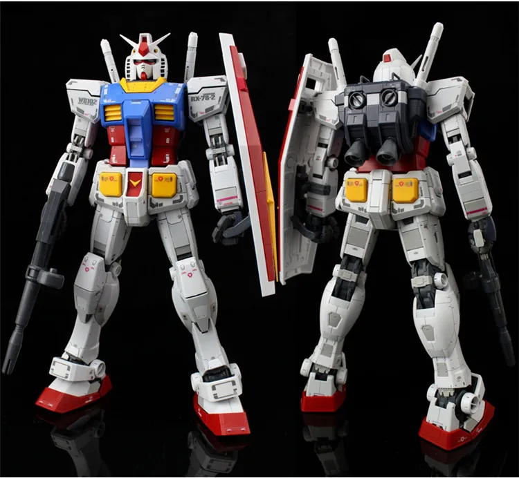 Bandai Gundam 1/100 мг GUNDAM RX 78 2 VER. 3 0 Мобильный костюм сборные модели наборы фигурки