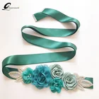 Розы цветы свадебные жемчужные свадебные платья, вечерние пояса для подружки невесты