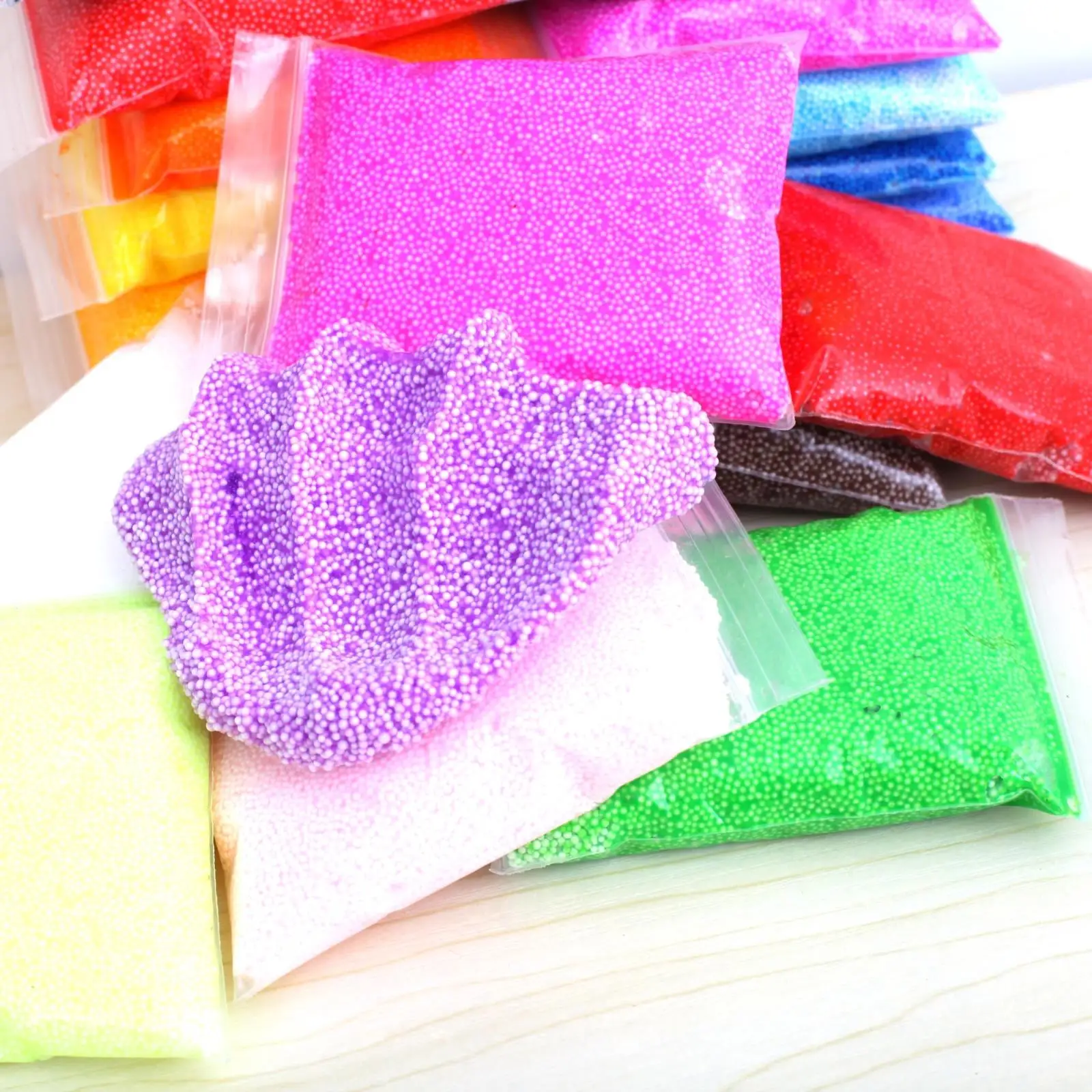 24 шт./компл. руководство поделки Снег Грязь жемчужина образовательных Пластилин