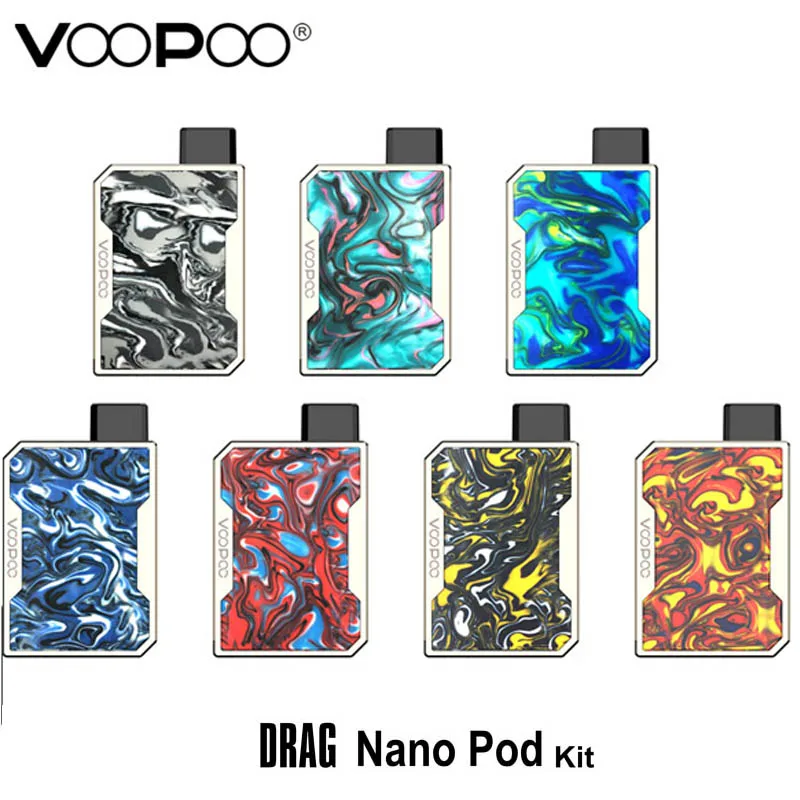 Оригинальный VOOPOO DRAG Nano Pod комплект электронной сигареты с 750 мАч встроенной