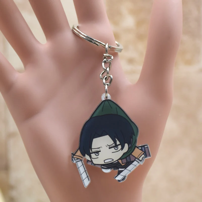Атака на Титанов брелок Shingeki no Kyojin акриловый кулон аксессуары для автомобильных
