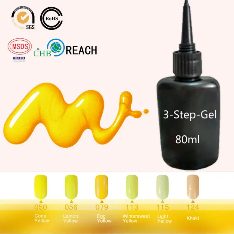 Blinkingel Праймеры для Цветной гель Лаки ногтей лак УФ желтый gellacke 80 мл акрил Краски
