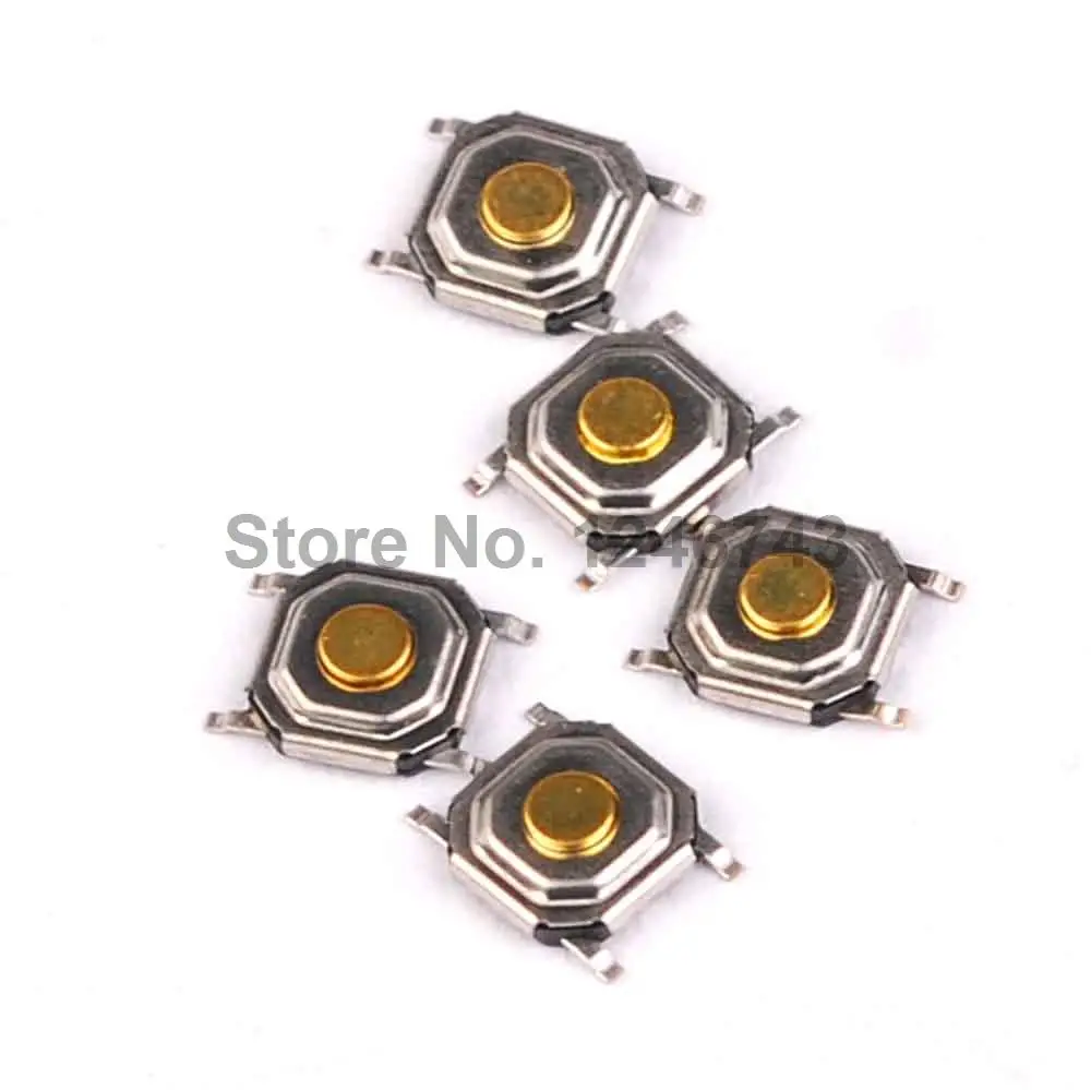 100 шт. сенсорный выключатель 5 2x5 2x1 SMD 4 фута кнопочный Микро Переключатель|switch