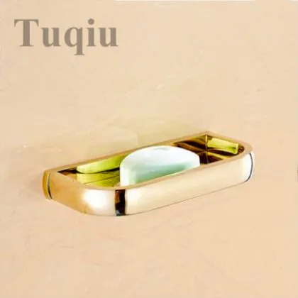 Soap dish Золотой латунный набор аксессуаров для ванной комнаты, держатель для бумаги, держатель для полотенец, мыльница, вешалка для полотенец набор аксессуаров для ванной комнаты - Цвет: Soap dish