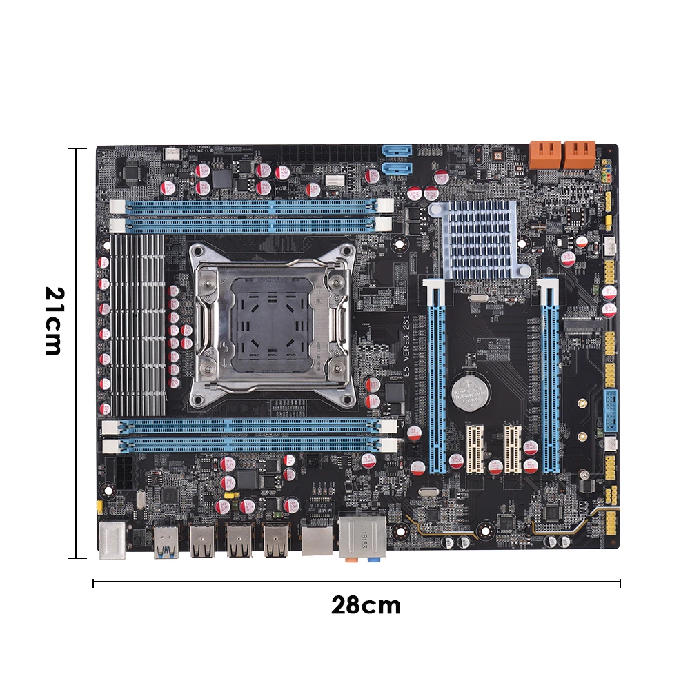 Новая X79 LGA2011 E5 3.2S1 материнская плата DDR3 M2 ATX 64 Гб памяти материнская плата компьютера