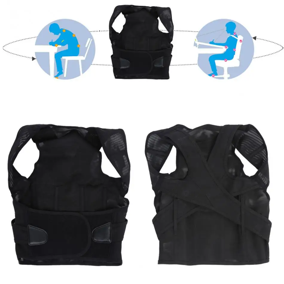 Регулируемый корсет AOFEITE для взрослых и детей поддерживающий позвоночник