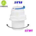 Детали для фильтра для воды, 5 шт., трубка с наружным диаметром 38 дюйма * 12 дюйма NPT BSP, быстроразъемный штекер для системы очистки воды ro