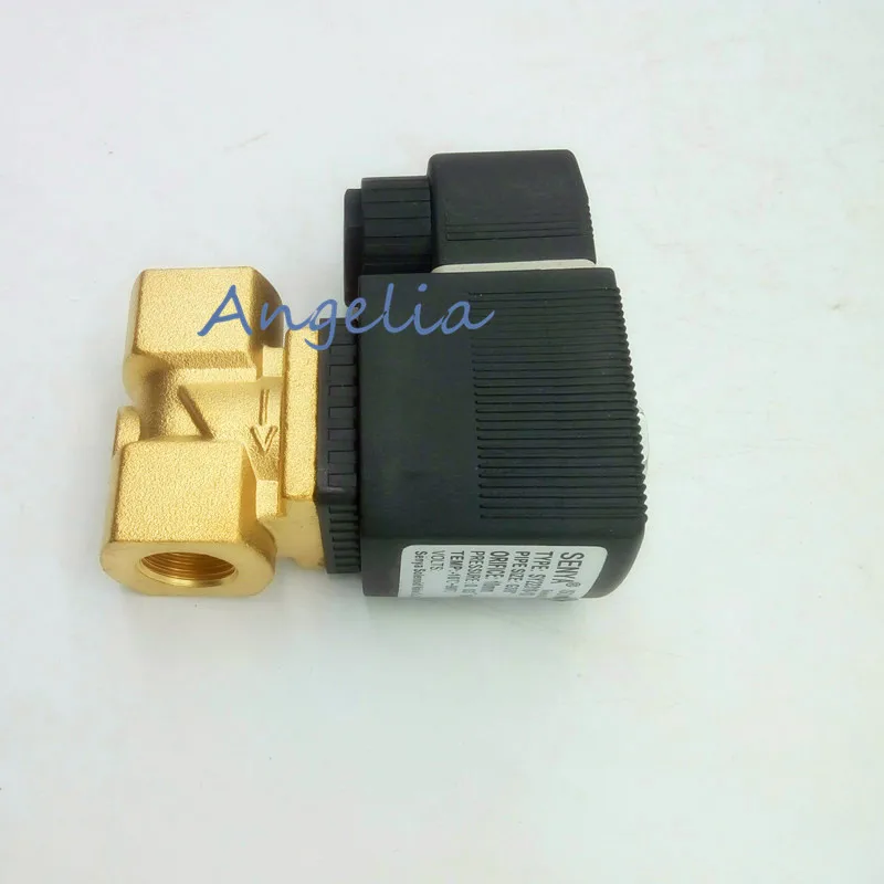 AC220V/110В G1/4 &quotлатунь Электрический электромагнитный клапан для воды