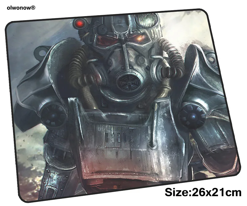 falloutd mousepad 26x21cm gaming mouse pad big gamer mat hot sales game computer desk padmouse keyboard High-end play mats | Компьютеры и