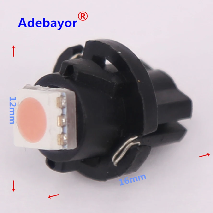 Оптовая продажа 30 шт автомобилей светодиодный лампы 194 168 W5W T5 1SMD высокой мощности