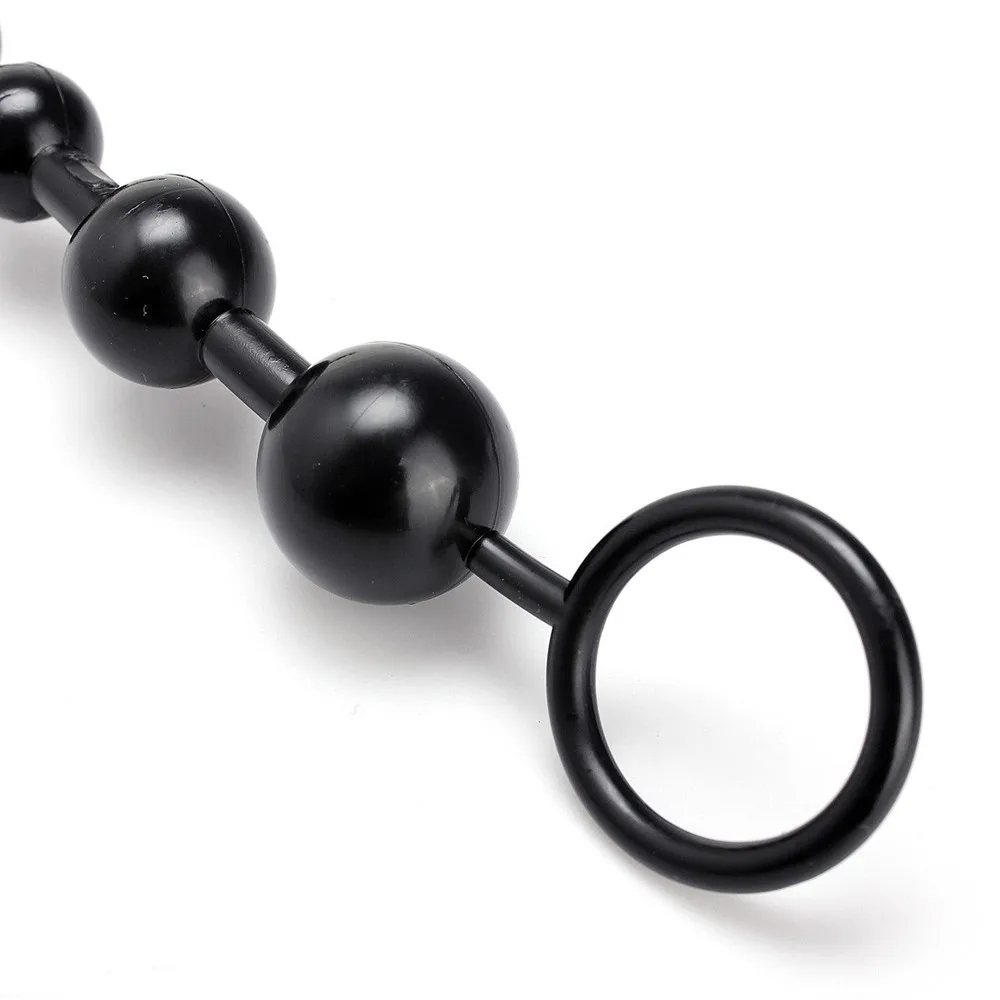 Non-toxic Waterproof 10 Balls Anal Beads Butt Plug Sex Toys Adult Orgasm Vagina Play anal plug for Women Men | Красота и здоровье
