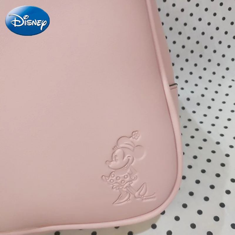 Disney качество Микки Минни Маус Женская сумка Дети Девушки Дамы Повседневная мода мультфильм сумки ПУ водонепроницаемый путешествия плюшевый рюкзак
