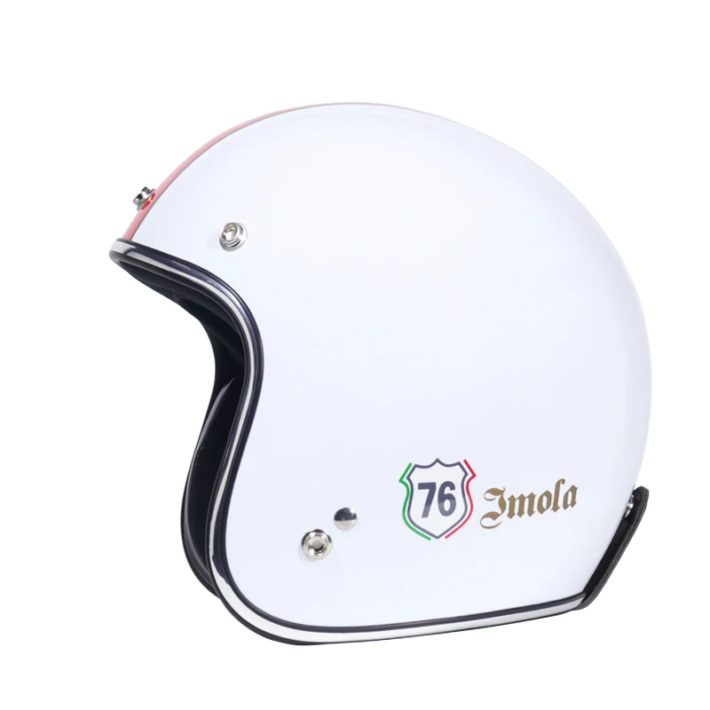 Маленький японский классический винтажный мотоциклетный шлем 3/4