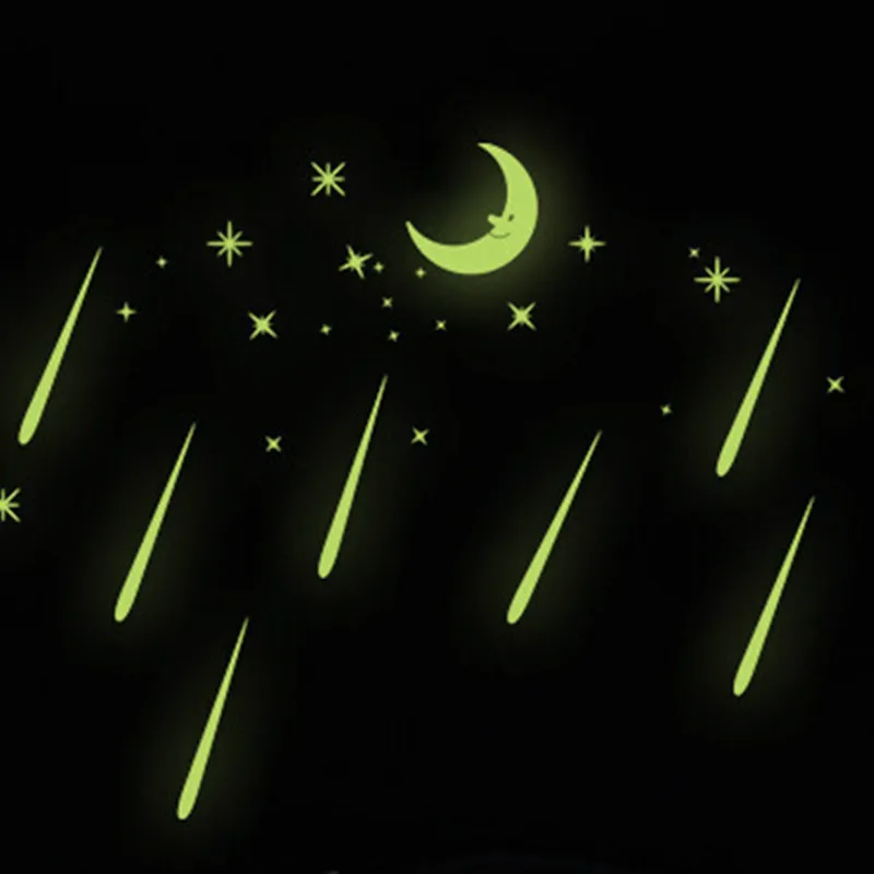 Ночной светильник световой Стикеры s 3D стены детских комнат дома Декор луна и