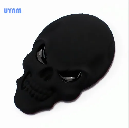 UYNM 3D автомобильный Мотоцикл Авто череп металлическая эмблема значок наклейка