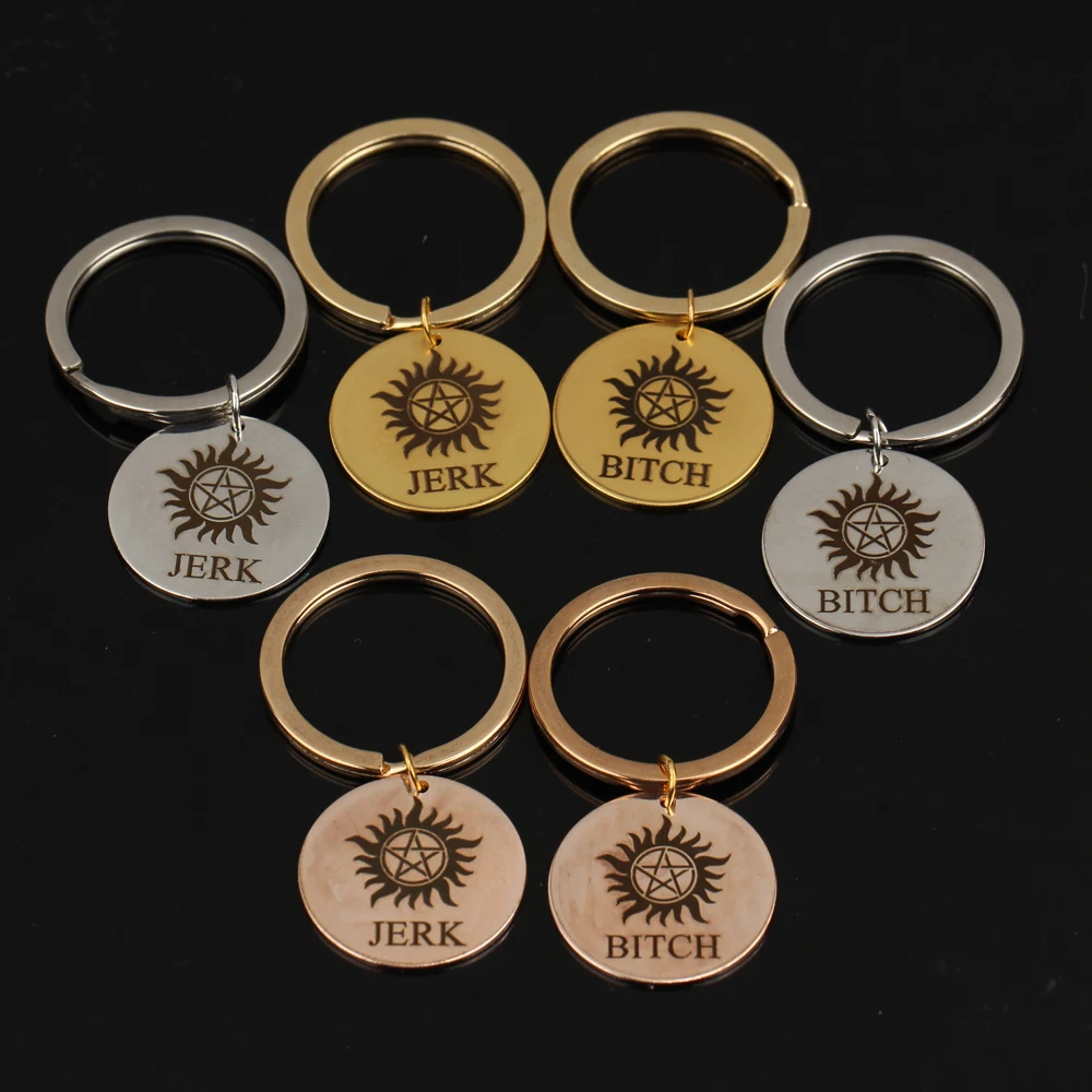 1 пара модные ручные штампы супернатуральные для влюбленных ювелирные изделия