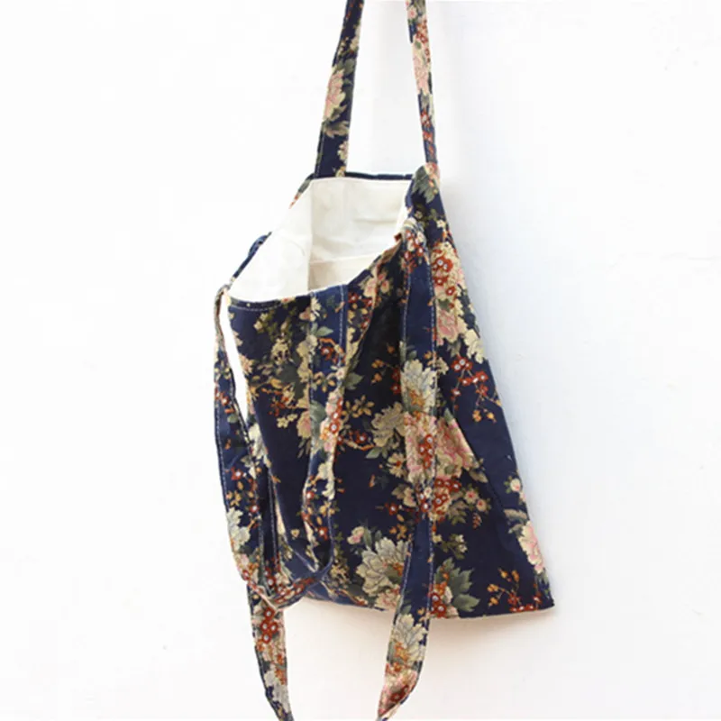 Брендовая новая Оригинальная сумка мессенджер из хлопка и льна для студентов 3