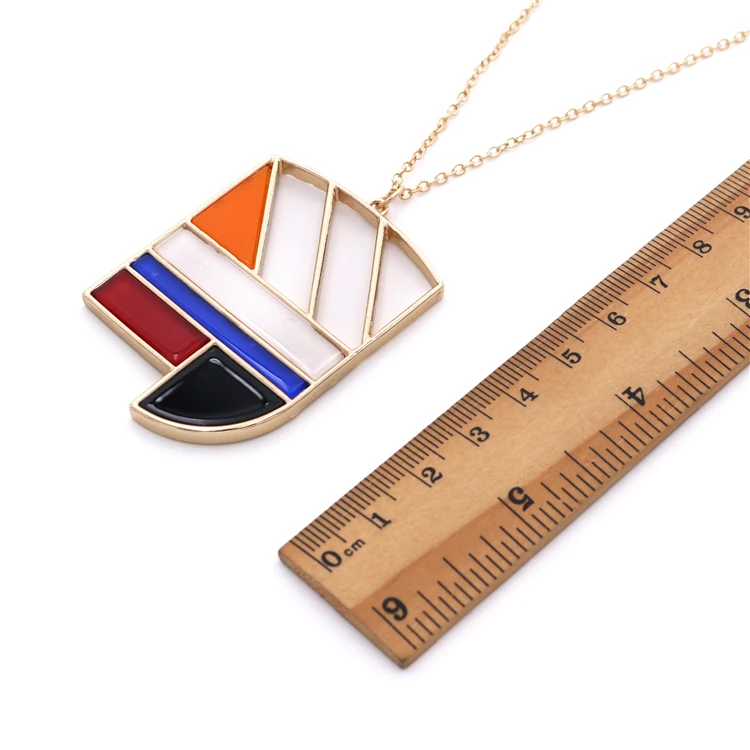 AL-N84268 /TRACYSGER/ multi-color acetic acid version combination Pendant Necklace | Украшения и аксессуары