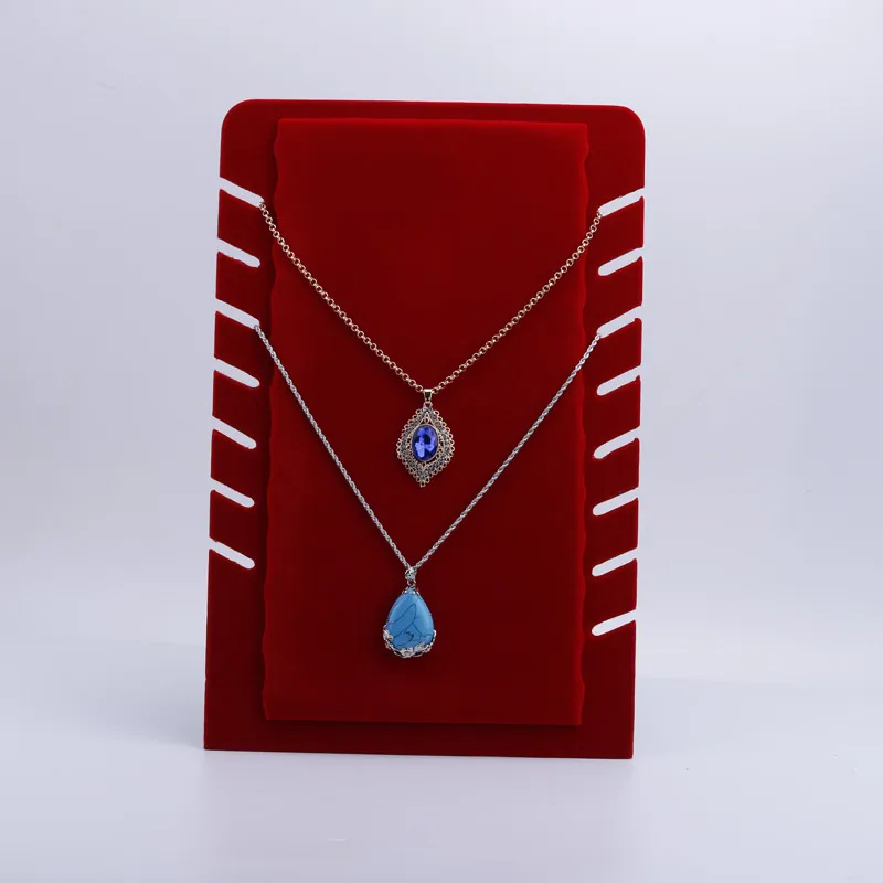 Подставка для демонстрации украшений красный бархатный держатель браслетов и