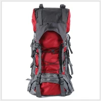 hot sale mens waterproof nylon travel mountaineering bag zipper backpack backpacker 60l