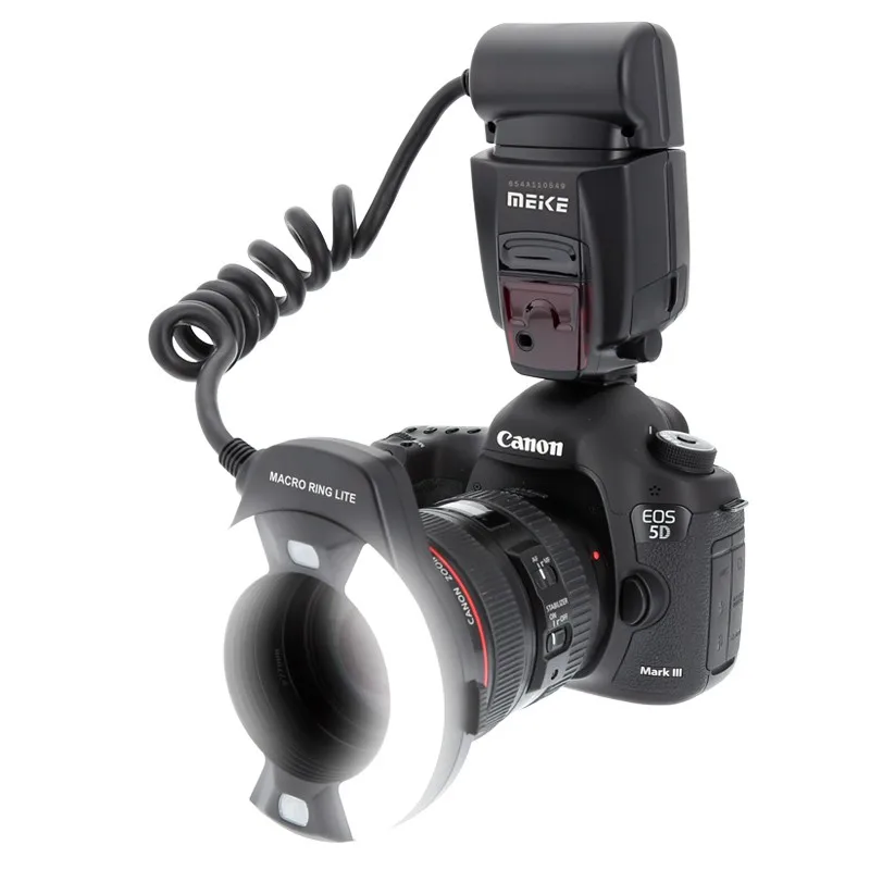 Meike MK 14EXT 14 EXT E TTL макро кольцо flash фокуса для цифровых зеркальных камер Canon 5D Mark II 7D