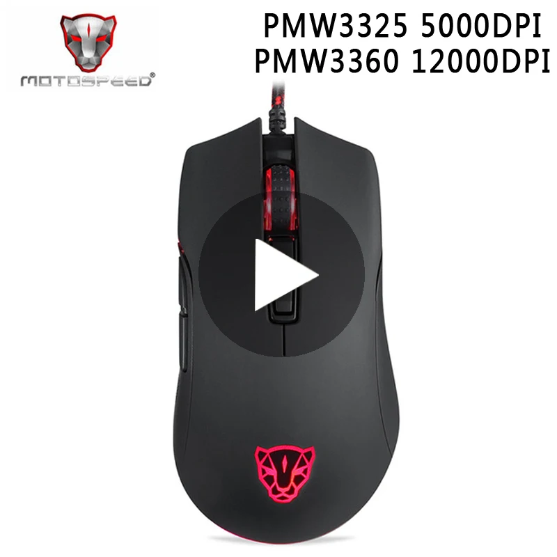 Motospeed V70 PMW3360 PMW3325 оптическая игровая мышь для ноутбука ПК Компьютерная Gamer Mause