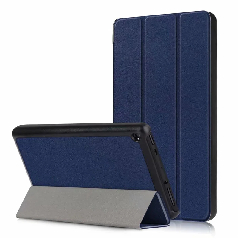 30 шт./лот тонкий Чехол-книжка из искусственной кожи для Kindle Fire 7 2019 Роскошный