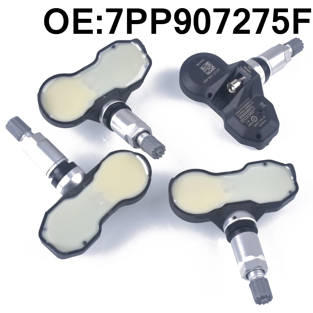 Датчик давления в шинах автомобиля TPMS 7PP907275F 4 шт. для audi A4 Quattro A6 A8 Q7 R8 RS4 S4 S6 Porsche Для