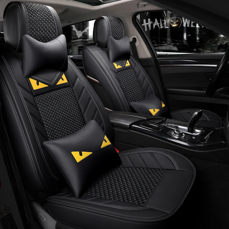 Кожаные универсальные чехлы для автомобильных сидений Toyota Corolla Verso renault scenic 3 Lada Audi