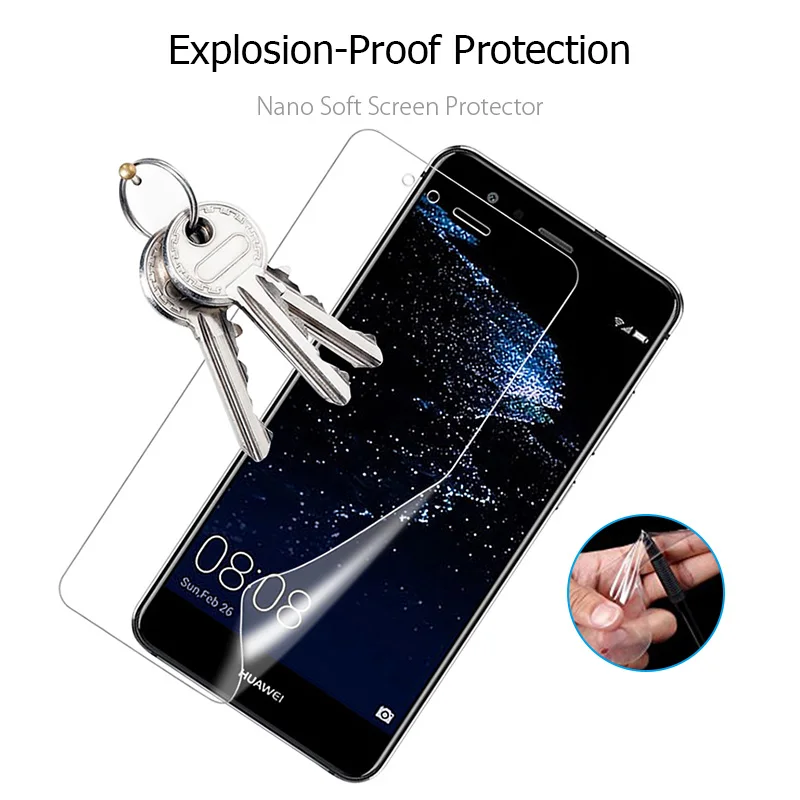 5 шт. ультра тонкая защитная пленка для ЖК экрана против царапин huawei P6 P7 P8 lite Honor 6 7